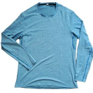 LULULEMON \ Men's Somatic Aero LS / L / Pewter Blue